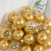 Zesliwy Gold Balloons Metallic Chrome Balloons, 12inch 50pcs Gold Metallic Party Balloons Birthday Helium Balloons for Birthday Wedding Engagement Anniversary Party Decorations.