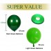 Zesliwy 100 Pack Green Latex Balloons, 12 inch Dark Green Balloons and Light Green Balloons with Green Ribbon for Jungle Safari Theme Birthday Party Baby Shower St. Patrick's Day Party Decoations.