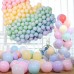 Zesliwy Pastel Colorful Latex Party Balloons，120 Pack 12 Inches Macaron Assorted Rainbow Balloons for Birthday Baby Shower Party Decoration