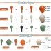 Sage Green Orange Balloon Arch Kit, Double Stuffed Dark Dusty Green Burnt Orange Sand White Beige Balloons Garland Kit for Birthday Baby Shower Wedding Jungle Safari Spring Fall Boho Party Decoration