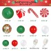 Christmas Balloons Garland Arch Kit, Xmas Red Green White Confetti Balloons with Candy Cane Foil Balloons for Christmas Party Birthday Xmas Party Decorations Christmas Balloons Garland Arch Kit, Xmas Red Green White Confetti Balloons with Candy Cane Foil Balloons for Christmas Party Birthday Xmas Party Decorations