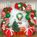 Christmas Balloons Garland Arch Kit, Xmas Red Green White Confetti Balloons with Candy Cane Foil Balloons for Christmas Party Birthday Xmas Party Decorations Christmas Balloons Garland Arch Kit, Xmas Red Green White Confetti Balloons with Candy Cane Foil Balloons for Christmas Party Birthday Xmas Party Decorations