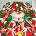 Christmas Balloons Garland Arch Kit, Xmas Red Green White Confetti Balloons with Candy Cane Foil Balloons for Christmas Party Birthday Xmas Party Decorations Christmas Balloons Garland Arch Kit, Xmas Red Green White Confetti Balloons with Candy Cane Foil Balloons for Christmas Party Birthday Xmas Party Decorations