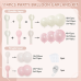 Pearl Pink White Balloons Garland, Double Stuffed Pearl Pink Sand White Balloon Arch Kit Pastel Pink Beige Nude Ivory Balloons for Girls Birthday Baby Shower Bridal Shower Wedding Party Decoration
