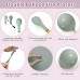 Dusty Green Pink Purple Yellow Balloon arch kit,Double Stuffed Haze Purple Mauve Pink Ivory Sage Green Lilac Light Yellow Balloons Garland for Brithday Wedding Wild Flower Princess Party Decorations 
