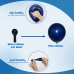 Blue Confettic Balloons Set,50 Pcs 12 Inch Navy Light Metallic Blue Balloon Kit Pastel Pale Blue Latex Balloon with Ribbon for Birthday Wedding Baby Shower Graduation Anniversary Party Decorations 