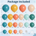 Boho Rainbow Balloon Arch Kit,Retro Colorful Balloon Garland with Dusty Teal Blue Yellow Light Orange Balloons and Retro Orange Fog Blue Balloon for Easters Autumn Birthday Sunshine Party Decoration Boho Rainbow Balloon Arch Kit,Retro Colorful Balloon Garland with Dusty Teal Blue Yellow Light Orange Balloons and Retro Orange Fog Blue Balloon for Easters Autumn Birthday Sunshine Party Decoration