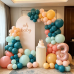 Boho Rainbow Balloon Arch Kit,Retro Colorful Balloon Garland with Dusty Teal Blue Yellow Light Orange Balloons and Retro Orange Fog Blue Balloon for Easters Autumn Birthday Sunshine Party Decoration Boho Rainbow Balloon Arch Kit,Retro Colorful Balloon Garland with Dusty Teal Blue Yellow Light Orange Balloons and Retro Orange Fog Blue Balloon for Easters Autumn Birthday Sunshine Party Decoration