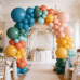 Boho Rainbow Balloon Arch Kit,Retro Colorful Balloon Garland with Dusty Teal Blue Yellow Light Orange Balloons and Retro Orange Fog Blue Balloon for Easters Autumn Birthday Sunshine Party Decoration Boho Rainbow Balloon Arch Kit,Retro Colorful Balloon Garland with Dusty Teal Blue Yellow Light Orange Balloons and Retro Orange Fog Blue Balloon for Easters Autumn Birthday Sunshine Party Decoration