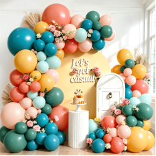 Boho Rainbow Balloon Arch Kit,Retro Colorful Balloon Garland with Dusty Teal Blue Yellow Light Orange Balloons and Retro Orange Fog Blue Balloon for Easters Autumn Birthday Sunshine Party Decoration Boho Rainbow Balloon Arch Kit,Retro Colorful Balloon Garland with Dusty Teal Blue Yellow Light Orange Balloons and Retro Orange Fog Blue Balloon for Easters Autumn Birthday Sunshine Party Decoration