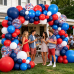 Red Blue White Balloon Arch Kit,Navy Pearl Blue Balloon Dark Blue Red White Balloons Garland with Confetti for 4th of July Patriotic Day Sports Nautical Graduation Birthday Party Decoration Red Blue White Balloon Arch Kit,Navy Pearl Blue Balloon Dark Blue Red White Balloons Garland with Confetti for 4th of July Patriotic Day Sports Nautical Graduation Birthday Party Decoration