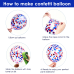 Red Blue Black Balloons Set,50pcs 12inch Dark Royal Blue Black Red Latex Balloon with Confetti Balloon for Graduation Anniversary Man Birthday Party Decoration