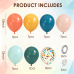 Boho Rainbow Balloons,50pcs 12inch Assorted Colors Retro Orange Yellow Blue Balloon Teal Blue Blush Light Orange Balloon Colorful Confetti Balloon for Birthday Wedding Sunshine Party Decor Boho Rainbow Balloons,50pcs 12inch Assorted Colors Retro Orange Yellow Blue Balloon Teal Blue Blush Light Orange Balloon Colorful Confetti Balloon for Birthday Wedding Sunshine Party Decor
