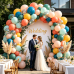 Boho Rainbow Balloons,50pcs 12inch Assorted Colors Retro Orange Yellow Blue Balloon Teal Blue Blush Light Orange Balloon Colorful Confetti Balloon for Birthday Wedding Sunshine Party Decor Boho Rainbow Balloons,50pcs 12inch Assorted Colors Retro Orange Yellow Blue Balloon Teal Blue Blush Light Orange Balloon Colorful Confetti Balloon for Birthday Wedding Sunshine Party Decor