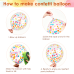Rainbow Balloons Set,50pcs 12inch Assorted Colorful Balloons Orange Yellow Hot Pink Balloons Teal Blue Dark Pink Balloon with Colorful Confetti Balloon for Birthday Wedding Summer Party Decor Rainbow Balloons Set,50pcs 12inch Assorted Colorful Balloons Orange Yellow Hot Pink Balloons Teal Blue Dark Pink Balloon with Colorful Confetti Balloon for Birthday Wedding Summer Party Decor