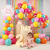 Rainbow Balloons Set,50pcs 12inch Assorted Colorful Balloons Orange Yellow Hot Pink Balloons Teal Blue Dark Pink Balloon with Colorful Confetti Balloon for Birthday Wedding Summer Party Decor Rainbow Balloons Set,50pcs 12inch Assorted Colorful Balloons Orange Yellow Hot Pink Balloons Teal Blue Dark Pink Balloon with Colorful Confetti Balloon for Birthday Wedding Summer Party Decor