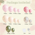Pink Pearl White Ivory Lime Green Balloon Arch Kit, Double Stuffed Dark/Pastel Pink and Pearl Cream Beige Balloons Metallic Lime Green Balloon, for Wedding Bridal Shower Fairy Birthday Decor Pink Pearl White Ivory Lime Green Balloon Arch Kit, Double Stuffed Dark/Pastel Pink and Pearl Cream Beige Balloons Metallic Lime Green Balloon, for Wedding Bridal Shower Fairy Birthday Decor
