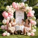 Pink Pearl White Ivory Lime Green Balloon Arch Kit, Double Stuffed Dark/Pastel Pink and Pearl Cream Beige Balloons Metallic Lime Green Balloon, for Wedding Bridal Shower Fairy Birthday Decor Pink Pearl White Ivory Lime Green Balloon Arch Kit, Double Stuffed Dark/Pastel Pink and Pearl Cream Beige Balloons Metallic Lime Green Balloon, for Wedding Bridal Shower Fairy Birthday Decor