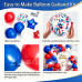 Red White and Blue Balloons Arch Kit with Star, Patriotic Decor Dark Blue Red White Balloons with Silver Star Balloon, for 4th of July Memorial Veterans Day Graduation Birthday Decor Red White and Blue Balloons Arch Kit with Star, Patriotic Decor Dark Blue Red White Balloons with Silver Star Balloon, for 4th of July Memorial Veterans Day Graduation Birthday Decor