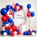 Red White and Blue Balloons Arch Kit with Star, Patriotic Decor Dark Blue Red White Balloons with Silver Star Balloon, for 4th of July Memorial Veterans Day Graduation Birthday Decor Red White and Blue Balloons Arch Kit with Star, Patriotic Decor Dark Blue Red White Balloons with Silver Star Balloon, for 4th of July Memorial Veterans Day Graduation Birthday Decor