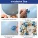 Dusty Blue Balloons Garland Kit,140pcs Fog Blue Royal Blue Pastel Blue Sand White Metallic Gold latex Balloons for Boy Baby Shower Bridal Shower Wedding Anniversary Birthday Party Decorations Supplies