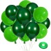 Zesliwy 100 Pack Green Latex Balloons, 12 inch Dark Green Balloons and Light Green Balloons with Green Ribbon for Jungle Safari Theme Birthday Party Baby Shower St. Patrick's Day Party Decoations.